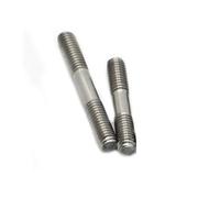 KSeSii 1-5 pezzi M6 M8 M10 asta filettata a doppia estremità in acciaio inossidabile 304 allungata bullone prigioniero senza testa vite dente bastone barra filettata a doppia testa GB901(16mm,M8 2pcs)
