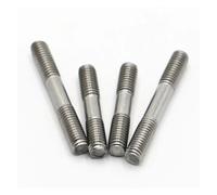 KSeSii 1-5 pezzi M6 M8 M10 asta filettata a doppia estremità in acciaio inossidabile 304 allungata bullone prigioniero senza testa vite dente bastone barra filettata a doppia testa GB901(40mm,M3 5pcs)