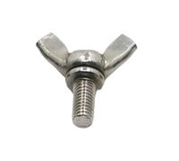 KSeSii 1-5pz Bulloni ad alette Vite a farfalla Acciaio inossidabile 304 M3 M4 M5 M6 M8 M10 Viti a testa zigrinata DIN316(25mm,M10 1pc)