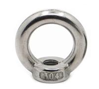 KSeSii 1 pz. Dadi di sollevamento, viti ad anello, bulloni ad occhiello, dadi di aggancio, viti M3, M4, M5, M6, M8, M10, M12, acciaio inossidabile 304(Lifting Eye Nuts,M5 1pc)