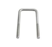 KSeSii 1 pz M6 M8 Bulloni a U quadrati Bulloni autentici in acciaio inossidabile 201 Bulloni a U ad angolo retto for il fissaggio di tubi(M8x50x90mm)