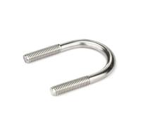 KSeSii 1 pz M6 M8 M10 M12 304 A2 acciaio inossidabile a forma di U tubo clip cinghia chiusura morsetto vite bullone vite a U bullone a U(M8x114mm)