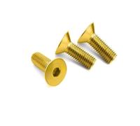 KSeSii 2-20 pz M2 M2.5 M3 M4 M5 M6 M8 Viti a testa svasata con esagono incassato in ottone puro(16mm,M6 (5Pcs))