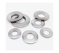 KSeSii 2/50 M3 M4 M5 M6 M8 M10 M12 M16 A2 304 In Acciaio Inox Molla Seghettata Rondella Conica Zigrinata Guarnizione Elastica(50pcs M3)