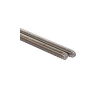 KSeSii 2 pz In Acciaio Inox Asta Filettata A Sinistra Dente Reverse Barra Filettatura Completa M4 M5 M6 M8 M10 M12 M14 M16 M18 M20 M22 M24(M5x0.8x250)