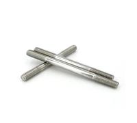 KSeSii 3 pezzi di barre filettate a doppia estremità, M3, M4, M5, M6, M8, acciaio inossidabile 304 A2, bulloni prigionieri senza testa, barre filettate a doppia testa, denti a bastoncino(20mm,M6)
