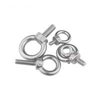KSeSii 5 pezzi Bullone ad anello con gancio ad anello Viti ad occhiello in acciaio inossidabile 304 Dadi ad occhiello di sollevamento Vite M3 M4 M5 M6 M8 M10 M12(Eye Screw,M12 x5pc)