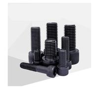 KSeSii 5 Pezzi Bulloni a Testa Tonda con esagono Incassato M14 M16 M18 M20 M24 Viti in Acciaio al Carbonio Colore Nero DIN 912 Grado 12.9 for macchinari(Full Thread_50 MM_M24)