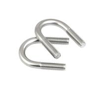 KSeSii 5 pezzi M10*L DIN3570 Morsetto for tubo a forma di U in acciaio inossidabile Bulloni a U M10*22-108(M10x38)