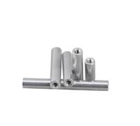 KSeSii 5 pezzi M6 Aste di supporto in alluminio M6*10 12 15 20 25 30 35 37 40 45 50 60 70 80 90 100mm Perni distanziatori rotondi in alluminio D=10mm(10mm)