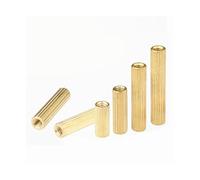 KSeSii 50 pezzi filettati 2 mm M2 * L distanziatori in ottone tondo zigrinato maschio o femmina M2 in ottone distanziatori distanziatori pilastri L = da 3 mm a 40 mm(Female-female,M2x19)