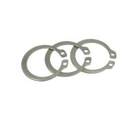 KSeSii 50 Pz M8-M18 Zucca Albero In Acciaio Inox C-tipo Elastico Esterno Anello di Sicurezza Anello di Fissaggio Morsetto Molla Rondella di Sicurezza(M17)