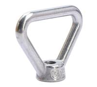 KSeSii Dadi ad occhiello di sollevamento da 1/2 pezzi M3 M4 M5 M6 M8 M10 M12 M14 M16 M18 M20 in acciaio inossidabile con anello triangolare rotondo(Triangle,M8 1pcs)