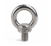 KSeSii Dadi dell'occhio di sollevamento, anello della vite, bullone dell'occhio, dado di attacco, viti M3, M4, M5, M6, M8, M10, M12, acciaio inossidabile 304, 1/2/5 pezzi (lifting eye screws,M3 5pcs)