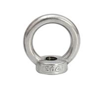 KSeSii Dadi dell'occhio di sollevamento, anello della vite, bullone dell'occhio, dado di attacco, viti M3, M4, M5, M6, M8, M10, M12, acciaio inossidabile 304, 1/2/5 pezzi (Lifting Eye Nuts,M12 1pc)