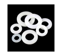 KSeSii M2 M2.5 M3 M4 M5 M6 M8 M10 M12 M14 M16 M18 M20 Rondelle piatte in nylon bianco Guarnizioni piane in plastica dura Anelli adatti for viti; Bullone(10Pcs M18x32x3)