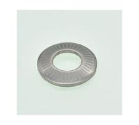 KSeSii M3 M4 M5 M6 M8 M10 M12 M16 Rondella di sicurezza Rondella elastica conica seghettata in acciaio inossidabile(Wide M6(50PCS))