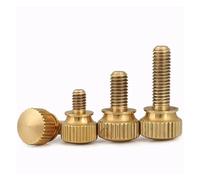 KSeSii Viti a Testa zigrinata con gradini in Ottone Bulloni for Case di Computer a Doppio Strato Rame Puro M3 M4 M5 M6 M8 M10(6mm,M4 (5Pcs))