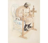 KSHAO ATHQW Famosi Norman Rockwell Poster Romantica Realtà Tela Arte della Parete Norman Rockwell Pittura Norman Rockwell Stampe per Home Decor Immagine 20x30cm Senza Cornice