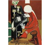 KSHAO ATHQW Famosi Poster di Pablo Picasso L'Arte della Parete El Piano Stampe retrò Pablo Picasso Pittura su Tela per Immagini Moderne di Decorazioni per la casa 60x80cmx1 Senza Cornice