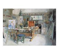 KSHAO ATHQW Famosi Poster Norman Rockwell Il Sabato Tela Arte della Parete Norman Rockwell Pittura Norman Rockwell Stampe per Home Decor Immagine 20x30cm Senza Cornice