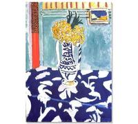 KSHAO ATHQW Famoso Henri Wall Art Matisse Vaso Poster Henri Matisse Stampe Stile Bohémien Tela Pittura Soggiorno Decor Immagine 40x50cm NO Cornice