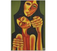 KSHAO ATHQW Famoso Póster De Guayasamin 《Madre E Hijo》 Arte De La Pared Guayasamin Exposición Lienzo Pintura Guayasamin Impresiones para Cuadros De Decoración del Hogar 50x70cm sin Marco (2)