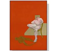 KSHAO ATHQW Francis Bacon Wall Art 《Trittico 1983》Poster Francis Bacon Tela Pittura Stampe Moderne per Soggiorno Immagini di Casa Decorazione 60x80cm No Frame