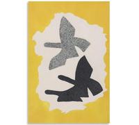 KSHAO ATHQW Georges Braque Wall Art 《Tre Uccelli in Volo》Poster Georges Braque Tela Pittura Georges Braque Stampe per Home Decor Immagini 50x70cm Senza Cornice