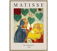 KSHAO ATHQW Henri Matisse Poster Matisse 《Il Conservatorio》 Arte della Parete Moderna Pittura su Tela Matisse Stampe per Soggiorno Decor Quadro da Parete 15x20cmx1 Senza Cornice