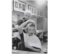 KSHAO ATHQW Marilyn Monroe Poster 《Bomba bionda》Mostra Wall Art acconciatura Dipinti su Tela Stampe retrò per la Decorazione della Stanza Immagine 50x70cmx1 Senza Cornice