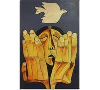 KSHAO ATHQW Oswaldo Guayasamin Póster 《Familia Y Cocina》 Arte De Pared Guayasamin Cuadro En Lienzo Oswaldo Guayasamin Impresiones para Cuadros De Decoración del Hogar 50x70cm sin Marco