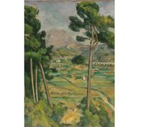 KSHAO ATHQW Paul Cezanne Poster Paesaggio Arte della Parete Paul Cezanne Pittura su Tela Stampe in Stile Moderno per Soggiorno Immagini di casa Decorazione 60x80cmx1 No Frame