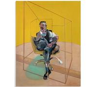 KSHAO ATHQW Poster Famoso di Francis Bacon 《Personaggi Ritratto》Arte della Parete Francis Bacon Pittura su Tela Francis Bacon Stampe per Immagini di Home Decor 40x65cm Senza Cornice