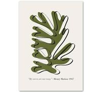 KSHAO ATHQW Poster Matisse《I miei curoes non sono pazzi》 Stampa surrealista dell'arte murale Matisse Pittura su tela Immagine retrò per l'arredamento del soggiorno 30x50cm SENZA cornice