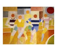 KSHAO ATHQW Robert Delaunay Poster Atleta Wall Art Robert Delaunay Pittura su Tela Stampe Moderne per Soggiorno Immagini di casa Decorazione 60x80cmx1 No Frame