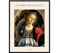 KSHAO ATHQW Sandro Botticelli Wall Art 《Profezia dei Diritti》 Sandro Botticelli Pittura su Tela Stampe Moderne per Soggiorno Immagini per la casa Decorazione 30x40cm No Frame