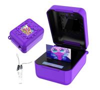 KSHSAA Custodia in silicone per Bitzees Digital Pet Interactive Virtual Toy, My Interactive Animal Digital Animal 3D Electronics Case, Shock Resistent, Electronic Pets Kids Toys Protective Bag, Viola,