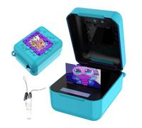 KSHSAA Custodia in silicone per Bitzees Digital Pet Interactive Virtual Toy, My Interactive Animal Digital Animal Electronics Case, Shock Resistent, Electronic Pets Kids Toys Protective Bag, Blu, 1