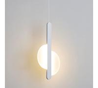 KSHSAA Lampada a Sospensione da Comodino Lampada a Sospensione in Ferro Minimalista dimmerabile Lampada a Sospensione a LED Piccola personalità Downlight Moderno Ristorante Creativo Drop Light