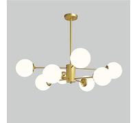 KSHSAA Lampada a Sospensione in Vetro Lampadario Multi-Luci per Interni Moderno Soffitto Irregolare Design Unico Illuminazione Soggiorno Camera da Letto Sala da Pranzo Sospensione Elegante con Sfera