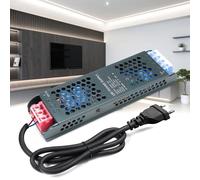 KSIBNW 12V Trasformatore LED 200W Alimentatore, 12V 16,6A LED Driver con Spina Extra Slim Interruttore Adattatore AC 220V a DC 12V Tensione Costante Power Supply Bassa Tensione per Striscia LED