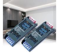 KSIBNW Trasformatore LED 24V 100w 4,2A Alimentatore, Driver AC 220V a DC 24V Ultra Fino Interruttore Adattatore Trasformatore Costante Bassa Tensione Trasformatori per Luci Lampada LED, 2Pezzi