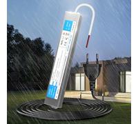 KSIBNW Trasformatore LED 24V 200W Alimentatore Impermeabile IP67 LED Driver con Spina AC 220V a DC 24V 8,3A 200W Adattatore Esterno Trasformatori Interruttore Tensione Bassa Costante Alimentatoredi