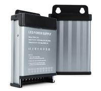 KSIBNW Trasformatore LED 24V 300W, Alimentatore Impermeabile IP44 LED Driver Transformer AC 220V a DC 24V 12,5A Trasformatori Interruttore Esterno Adattatore Tensione Costante Alimentatoredi Bassa