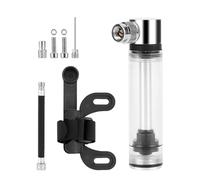 KSIEE Pompa portatile per bici, Pompa portatile per sospensione ammortizzatore posteriore ad alta pressione, Pompa portatile per bici, Spegnimento automatico con Presta, Pompa da pavimento ergonomica