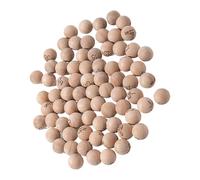Ksikdeg 75 palline da bingo numerate per giochi completi e disegni della | Identificatori incisi e tonalità del legno naturale, copertura completa da B-1 a O-75 per bingo e disegni a premi