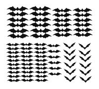 Ksikdeg Adesivo da parete pipistrello Decorazione di Halloween Adesivo PVC si aggrappa Realistico Pipistrello Volante Decalcomanie Da Parete Per Soggiorno Aula Halloween Finestre