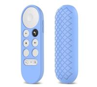 Ksikdeg Cover per telecomando vocale con aperture di accesso a controllo | Aree di controllo aperte per la navigazione di routine, strato di silicone intorno al telecomando, slip on e off costruzione