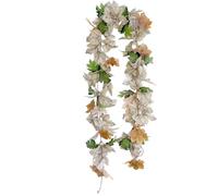 Ksikdeg Pianta artificiale da appendere a forma di foglia da 2 m per caminetti Halloween Ringraziamento decorazione autunnale raccolta autunnale disposizione delle piante foglie di seta autunnali